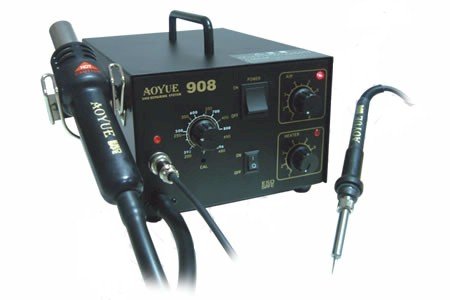 Aoyue 908 Dual Function Hot Air Rework Station