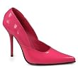 4 1/2 Inch Sexy Stiletto Shoe Classic Pump Shoe WIth Pointed-Toe Hot Pink Patent