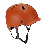 バーン ヘルメット バンディート マットオレンジ 男の子 M-Lサイズ VM6EMOR/BB03EMORG ジュニア 自転車 BERN [並行輸入品]