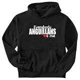 Sweatshirt Black  Everybody Anguillan Love Me  Anguilla Country