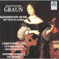 JG Graun: Conzertante Music with Viola da Gamba /Coin � Ghielmi � Colliard