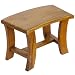 EXP Handmade Asian furniture-22" Contemporary Curvy Acacia Wood Coffee / Sofa Table With Rich Finish