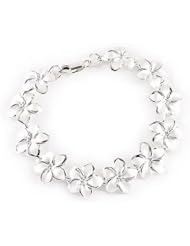 Plumeria Flower Bracelet 7"