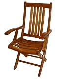 Lacqured Teak Chair - B001TGL562