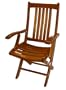 Lacqured Teak Chair