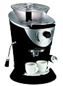 LUXUS 2 IN 1 ESPRESSOMASCHINE INKLUSIVE 2 TASSEN UND 1 KAFFEELÖFFEL, MIT EDELSTAHLFILTER UND 3,5 BAR AUFSCHÄUMDÜSE, FÜR LATTE MACCHIATO, CAPPUCCINO, ESPRESSO ODER FILTERKAFFEE, NEU + OVP