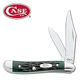 Case Folding Knife Pocket Worn Bermuda Green Peanut