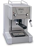 Briel ES150PG-TB Space Saver Multi-Pro One Group Thermo Block Espresso Machine, Steel/Silver