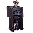 Portable Bar - Black Rub Finish