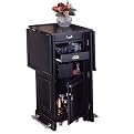 Portable Bar - Black Rub Finish