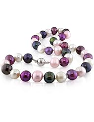 Sterling-Silver 11-12 MM White Freshwater Cultured Pearl Strand, 18"