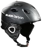 Black Canyon Skihelm Zermatt mit INMOLD Technologie, matt black - 