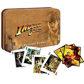 Indiana Jones Playing Cards. Set of 2 Decks in Collectible Tin.