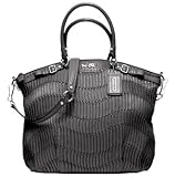 Coach Madison Gathered Leather Lindsey Convertible Bag Graphite Grey 18643