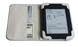 Beige White iPearl mCover® Leather Cover Case for ALL-NEW Barnes & Noble 6-inch Nook Touch eBook reader