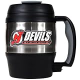NHL New Jersey Devils 52-Ounce Stainless Steel Macho Travel Mug with Bottle Opener