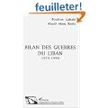 Bilan des guerres du Liban, 1975-1990