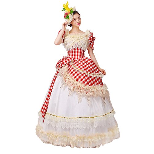 Cosplayitem ドレス 中世ドレス イブニングドレス クラシカルドレス 欧美復古風 洋式 宮廷 女王様 プリンセス 姫様 レディース パーティー 舞踏会 演劇 コンテスト