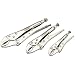 Draper 14040 3-Piece Curved Jaw Self-Grip Pliers Set