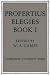 Propertius: Elegies: Book 1: Bk.1