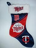 Minnesota Twins Colorblock Christmas Stocking