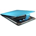 Technaxx - Funda de cuero con soporte para iPad de Apple color azul