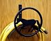 Wrought Iron Garden Hose Hanger with Cutout
