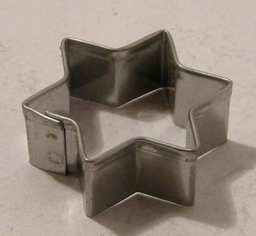 Stampino per biscotti - acciaio inox - 4 cm - disegno a forma di stella