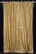 Indo Golden Tie Top Sari Sheer Curtain (43 in. x 84 in.)