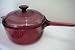 Corning Vision Visions 2.5 L Cranberry Saucepan with Lid