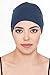 Deresina Men Sleep Cap Skull Caps Hats for Hair Loss (Denim - One Size)