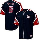 Nike Washington Nationals #6 Jose Guillen Navy Power Alley Jersey