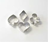 Let's Play Cards Cookie Cutters - Set of 4