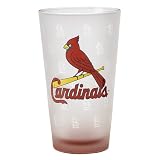 St. Louis Cardinals Frosted Pub Glasses Set of 2