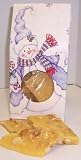 Scott's Cakes Macadamia Nut Brittle 1/2 Pound Snowman Box