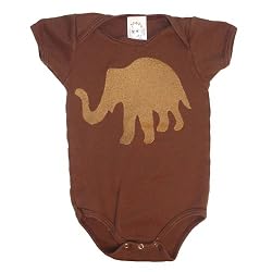 Diaper Dude One Piece Gold Elephant