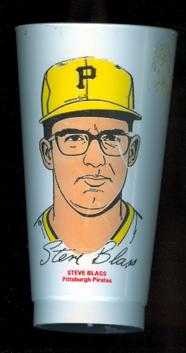 1973 Steve Blass Pittsburgh Pirates 7 Eleven Baseball Cup