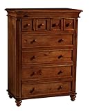 Westwood Design Cypress Point 6 Drawer Chest, Toffee Pine