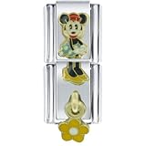 Golden Italian Charm Bracelet Animal Disney Minnie Licensed - B0001WINQ0