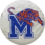 University of Memphis Tigers White tire cover, Size F