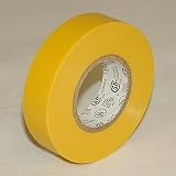 JVCC E-Tape Colored Electrical Tape: 3/4 in. x 22 yds. (Yellow)