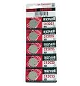 Maxell Lithium 3V Batteries Size CR2025 (Pack of 5)