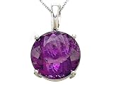 Genuine Amethyst Necklace / Pendant by Effy Collection® in 14 kt White Gold