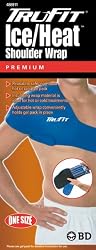 Tru-Fit Ice/heat Shoulder Wrap With Gel Pack, Blue, One Size Fits All
