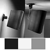 OmniMount Stainless Steel Series Combo Wall & Ceiling Speaker Mount (Black, Grey or White) 10.0