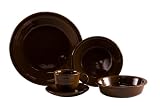 Fiesta 5-Piece Place Setting, Chocolate