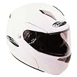 Nitro Modular Pearl White Full Face Helmet - Size : Large