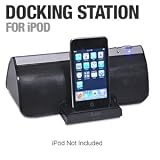 iLuv i189 Speaker System with 3D Sound and Dock for iPod (Black)