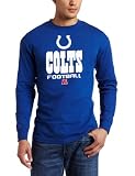 NFL Men's Indianapolis Colts Critical Victory V Long Sleeve Basic Tee (Royal Blue, Large)