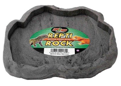Zoo Med Reptile Rock Food Dish, Medium